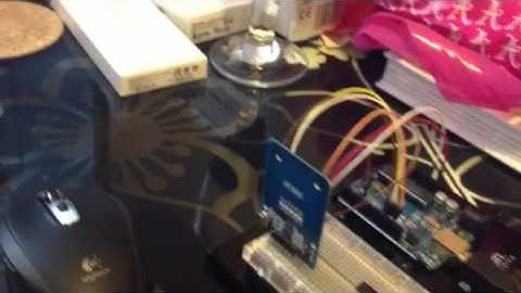 Mifare MF522-AN RFID reader/writer + Arduino test