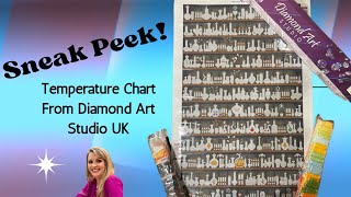 A 🥳SNEAK PEEK🥳From Diamond Art Studio UK! Let’s Do A Temperature Chart Together In 2026!!