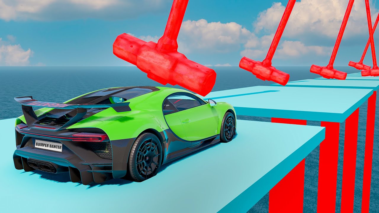 CAR WIPEOUT CHALLENGE!! | BeamNG.drive