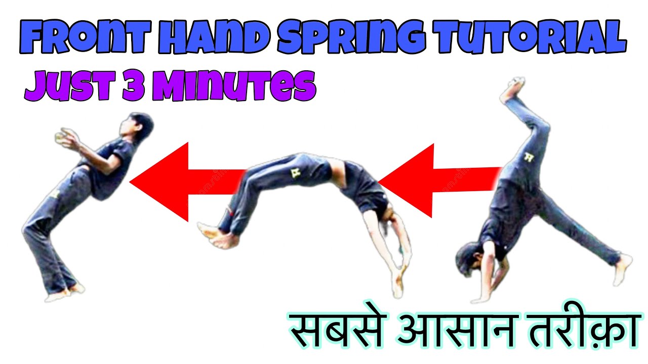 Head Spring Tutorial Front Hand Spring सिर्फ़ 3 Minute में सीखो 👀|| Front Hand Spring ...
