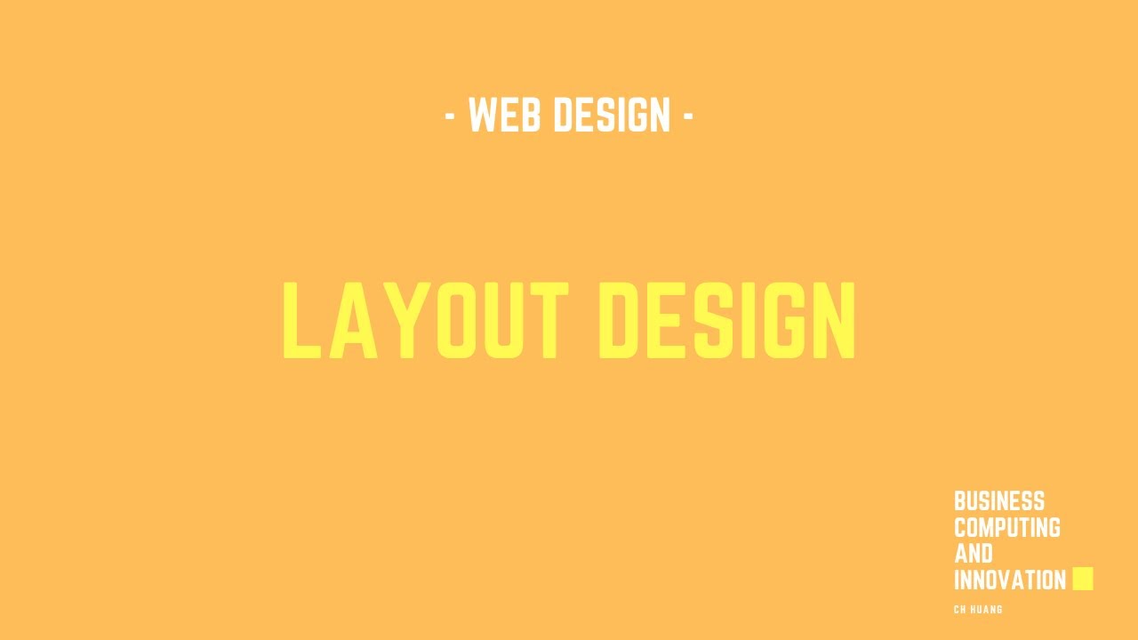 [WD] Layout Design - YouTube