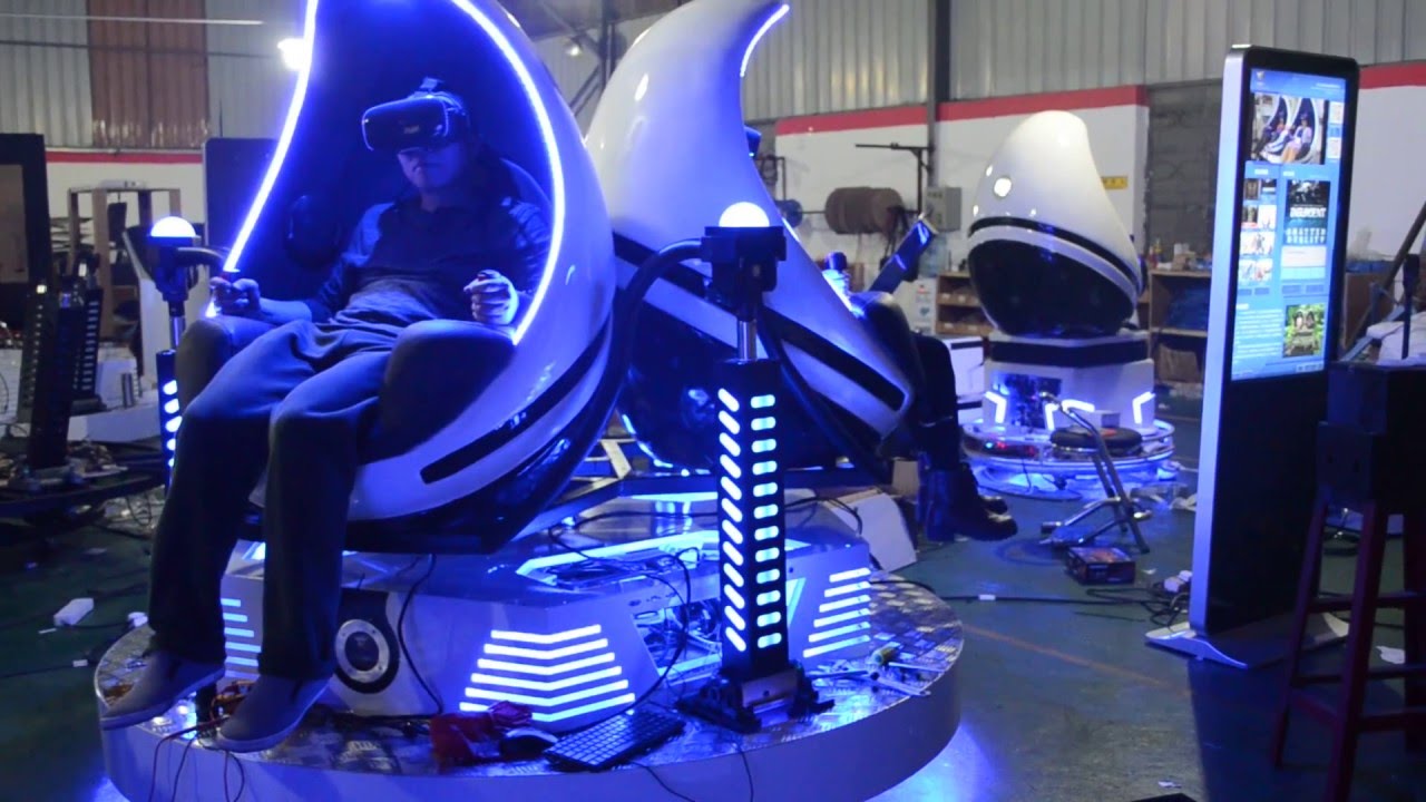 Amazing 3 seats 9D VR cinema!