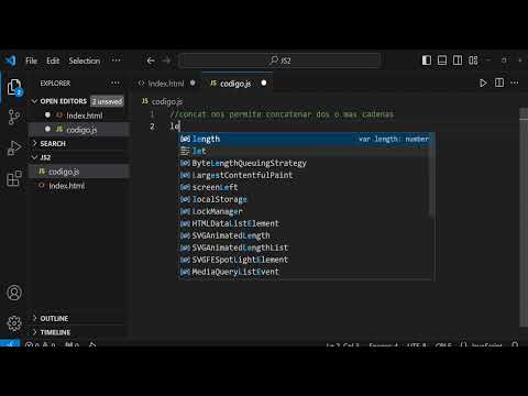 Método concat() en javascript