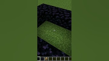 How to build a horizontal nether portal in Minecraft