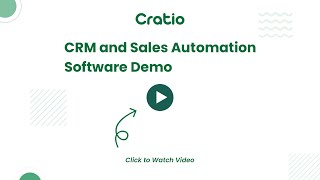 CRM Product Demo Video | Cratio CRM Demo & Overview | CRM Demo screenshot 1