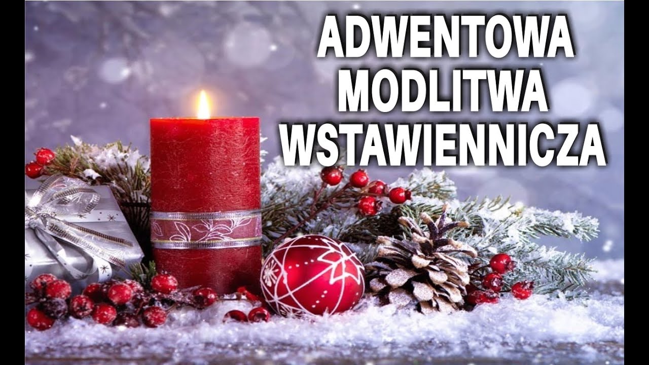 Dlaczego Jedna świeca Adwentowa Jest Różowa Adwentowa modlitwa za wstawiennictwem Maryi. - YouTube