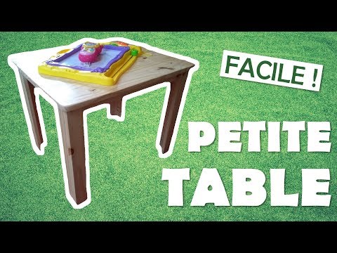 Vidéo: Comment Faire Une Table Pour Enfants