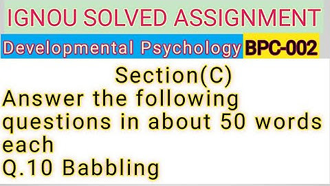IGNOU SOLVED ASSIGNMENT BPC-002 Q.10