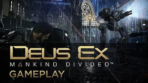 Hacking and Attacking Gameplay - Deus Ex: Mankind Divided