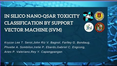 2022 ICAFMN:In Silico Nano QSAR Toxicity Classification By Support Vector Machine -Kryzze Lee  Serot