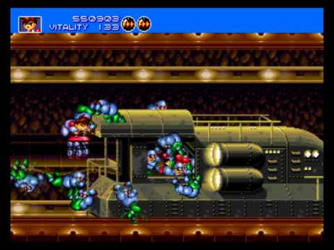 Gunstar Heroes SEGA Прохождение / Walkthrough