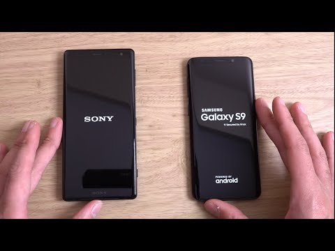 xperia xz2 vs samsung s9 xperia xz2 vs samsung s9