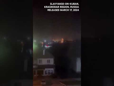 Russia: Fire breaks out at Krasnodar refinery after suspected Ukraine drone attack