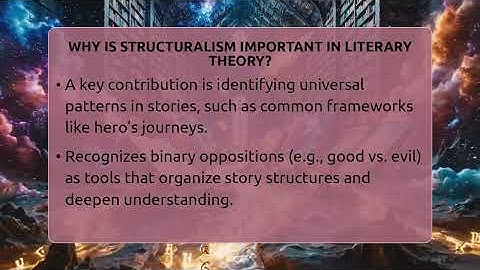 Why Is Structuralism Important In Literary Theory? - The Prose Path