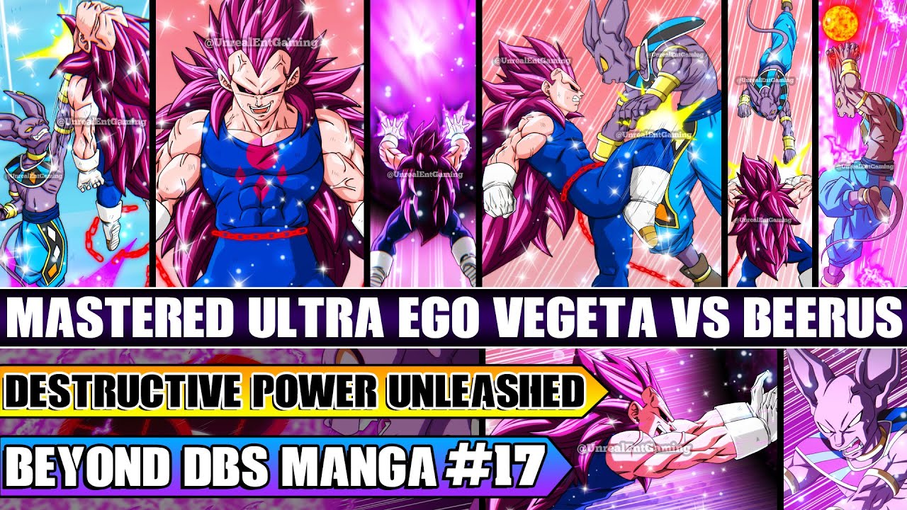 Beyond Dragon Ball Super Mastered Ultra Ego Vegeta Vs Beerus! Stage One Omniversal Training Complete