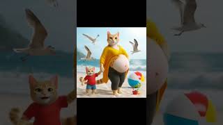 Pregnant Cat Tragicaly Dies Giving Birth 💔 #cat #cartoon #animation #cute #kitten #catlover #shorts