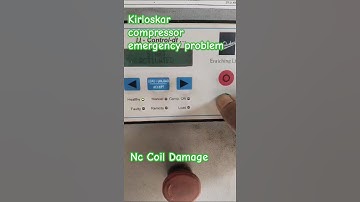 Kirloskar compressor emergency problem