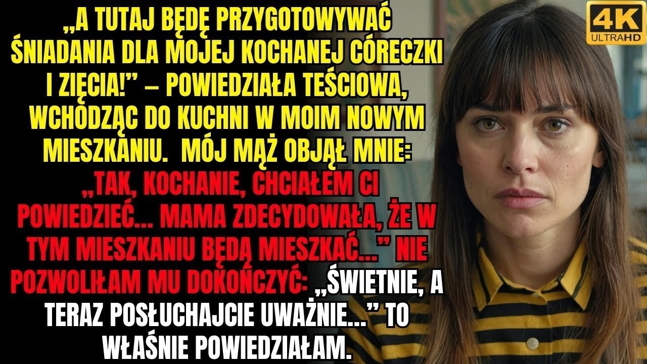Gdy wróciłam z pracy, moja teściowa stała w mojej kuchni, gotując zupę dla mojego męża, i rzuciła mi w twarz: „Tomasz mówił, że ostatnio jesteś rozkojarzona”. A potem do salonu weszła jego kuzynka...