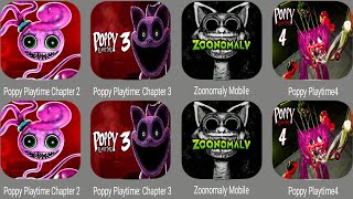 Poppy Playtime Chapter 4,Poppy Playtime Chapter 3,Poppy Playtime 2,Zoonomaly Mobile Full Gameplay