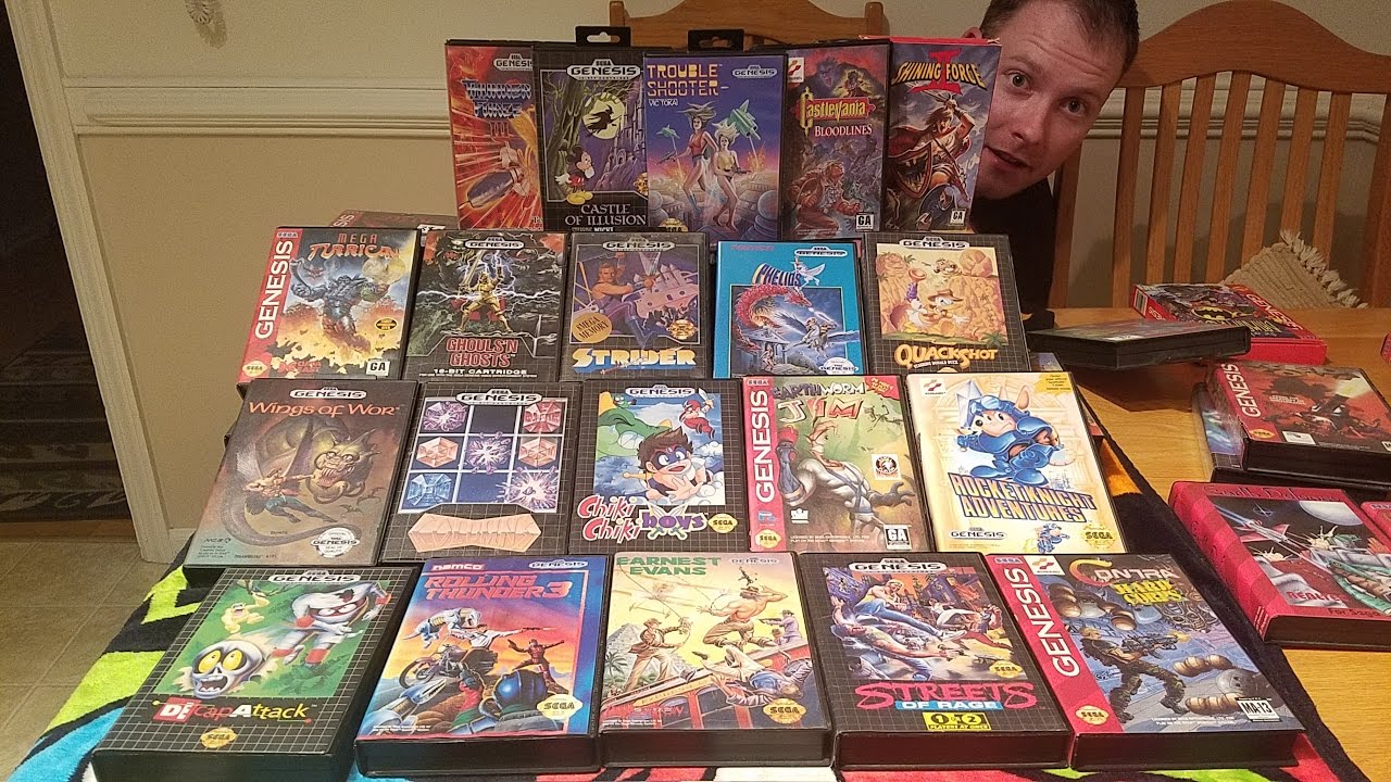 My Sega Genesis Collection 2016 Pt. 2 - Boxed Games - YouTube
