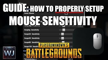 GUIDE: How to PROPERLY setup your mouse sensitivity (Ep1) - PLAYERUNKNOWN