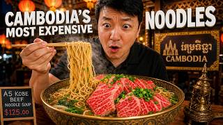 This is the MOST EXPENSIVE Noodles in Phnom Penh Cambodia