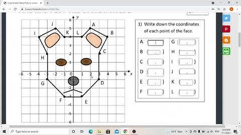 Coordinate Plane Extra Practice Worksheet