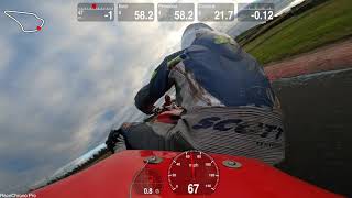 Knockhill onboard track evening, CBR600 F3