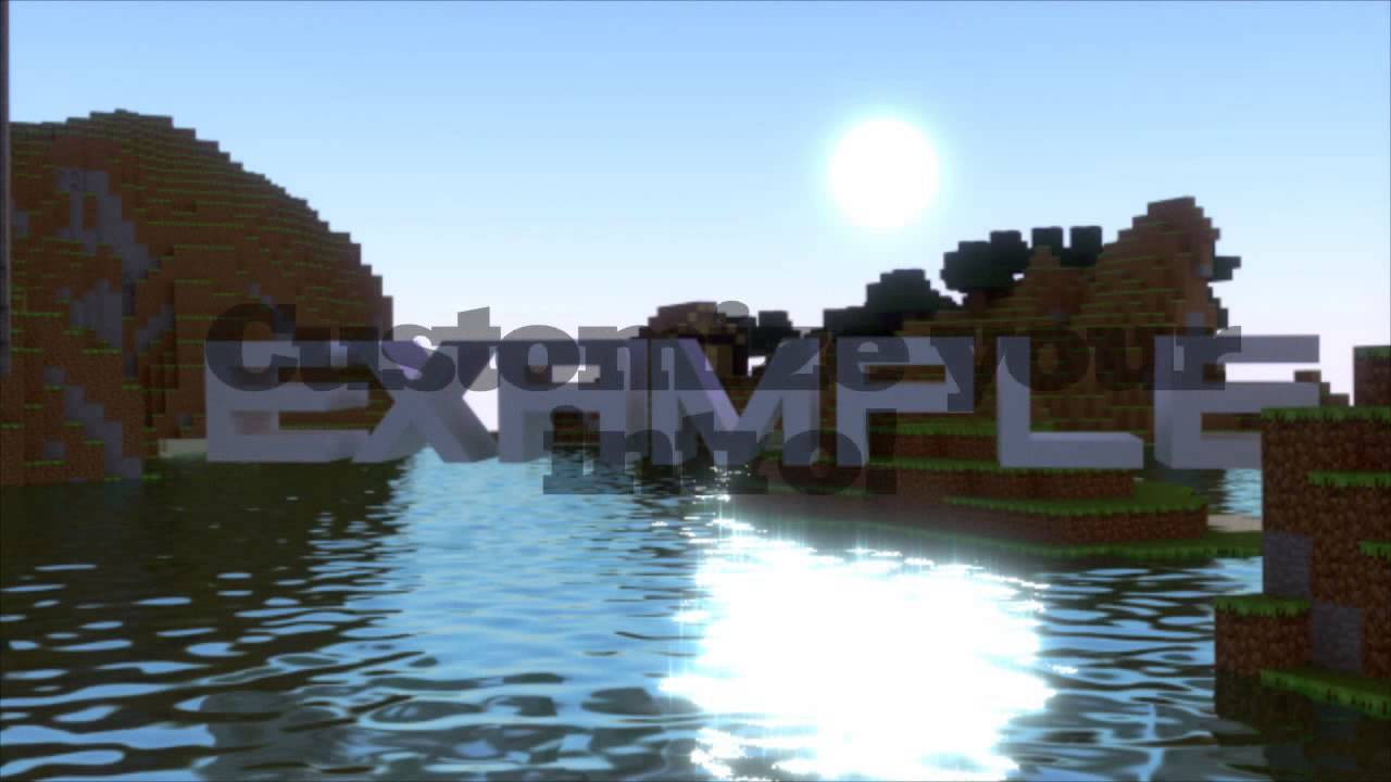 Minecraft Intro Template Free Download 2013 YouTube