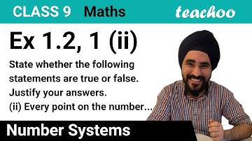 Ex 1.2, 1 (ii) - True or False: Every point on number line of form √𝑚 - Teachoo