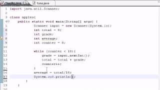 YouTube   Java Programming Tutorial   21   Simple Averaging Program