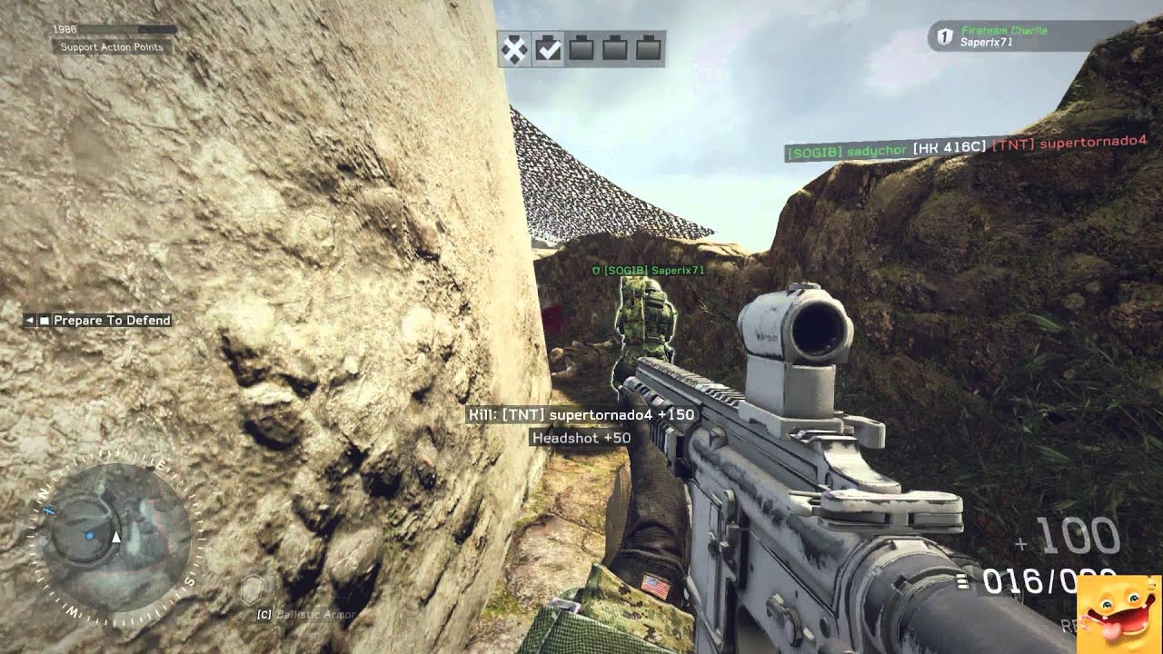 MOHW HS HK416C Somalia defence w/Saperix71