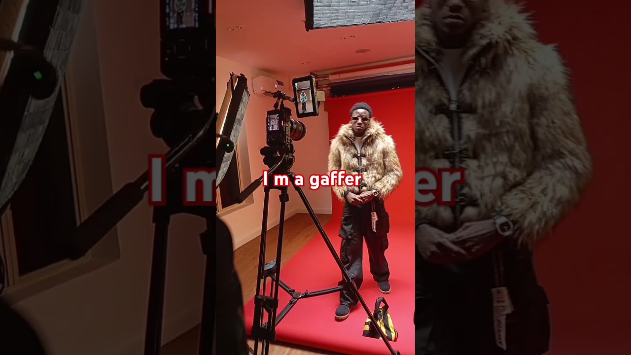 my lighting set up for a fashion shoot 