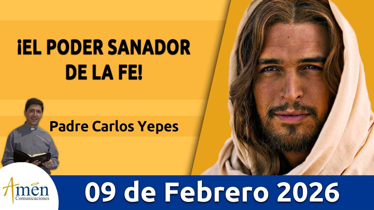 Evangelio De Hoy, Lunes 9 Febrero 2026 #PadreCarlosYepes l Marcos 6,53 ...