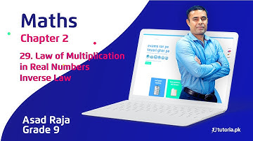 Maths Class 9 | Chapter 2 | Topic 29 | Multiplicative Inverse Law | in urdu | tutoria.pk