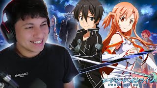 First Time Reacting to SWORD ART ONLINE Openings (1-9) | Opening Reaction