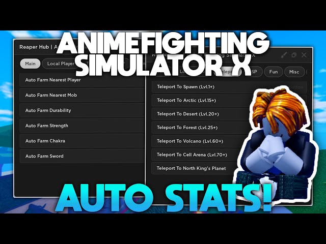 Anime Fighting Simulator [AutoFarm Mob, Farm Chikara Shards] Scripts