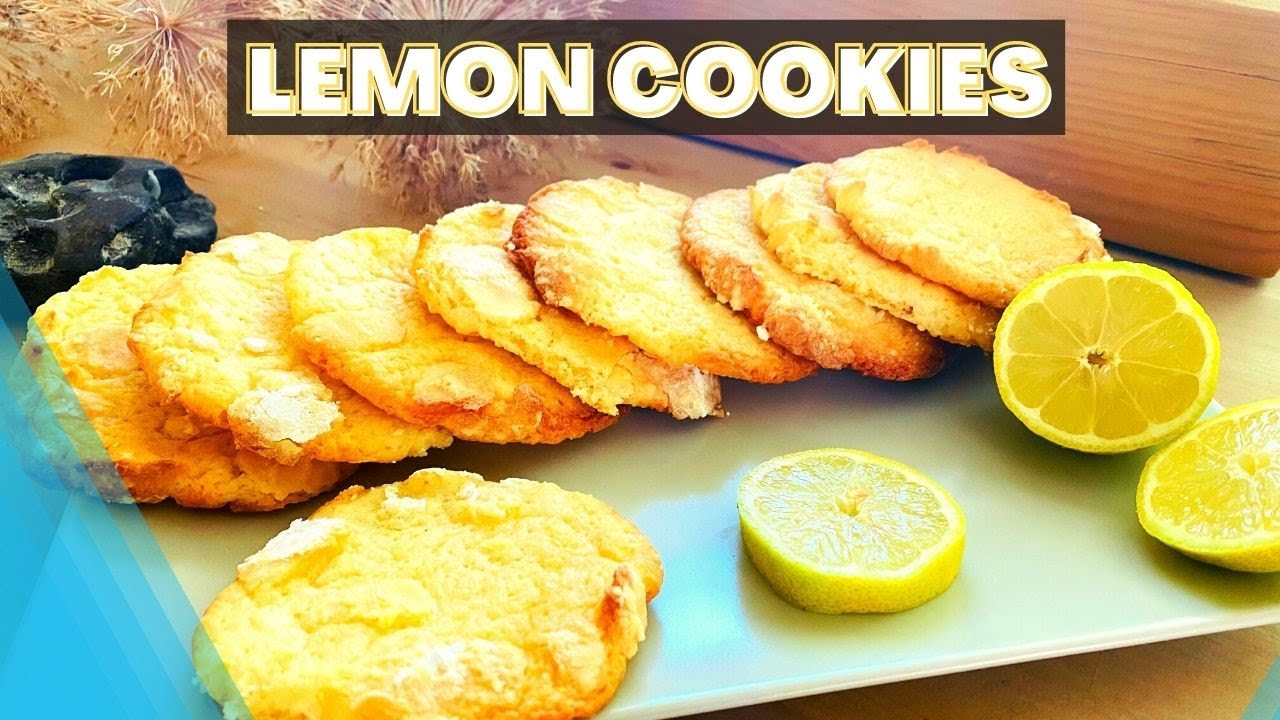 Zarte Zitronencookies - Schmelzen auf der Zunge - Sommerrezept
