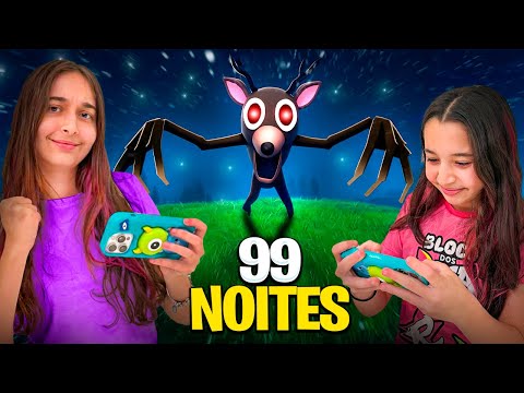 JOGUEI 99 NOITES COM A MINHA IRMÃ* salvamos as crianças ?