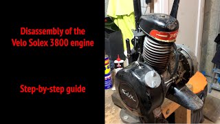 Disassembly of the Velo Solex 3800 engine