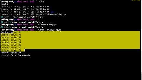What an "off by one" error looks like in Python