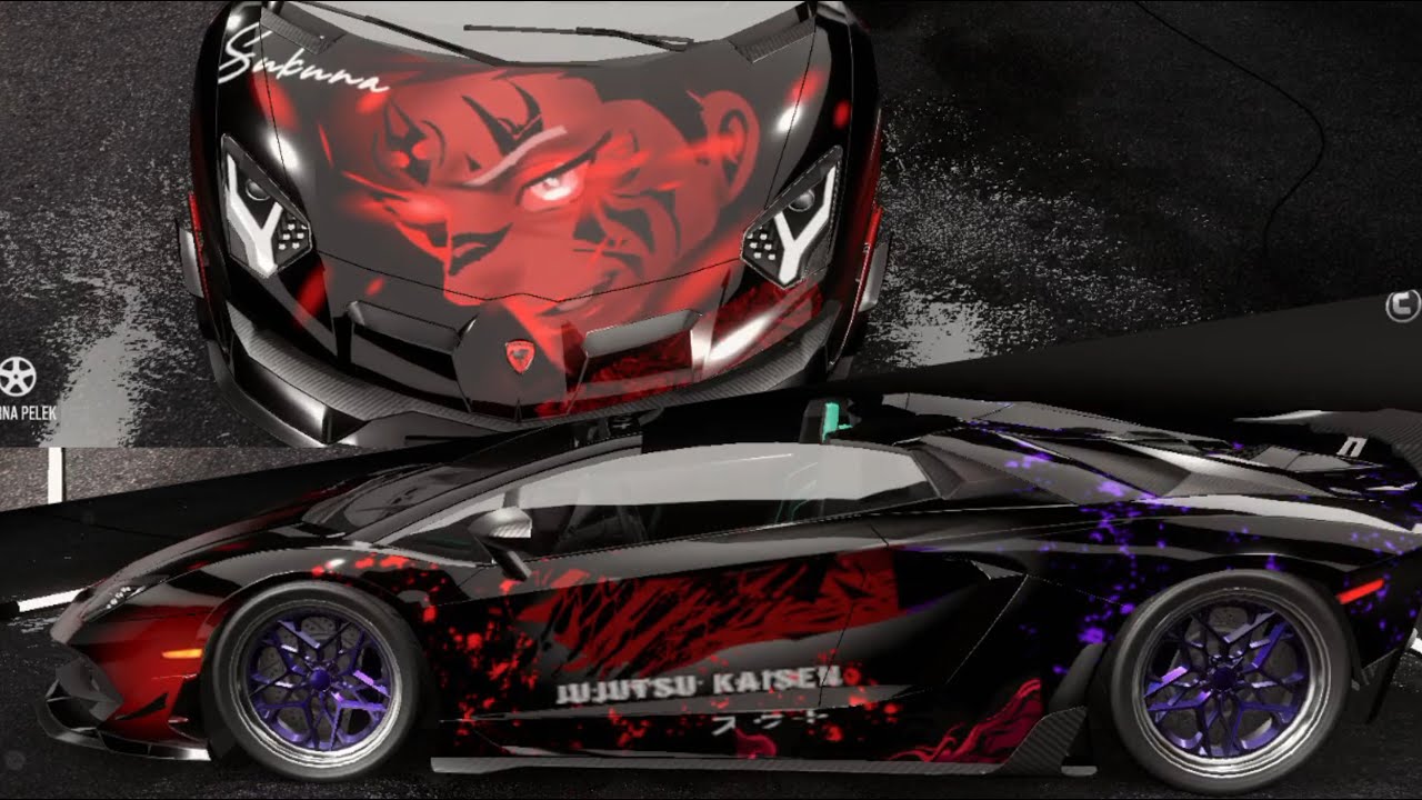 Edit Livery Anime 3D jujutsu kaisen sukuna