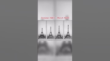 Eiffel Tower Construction in Rare Photos