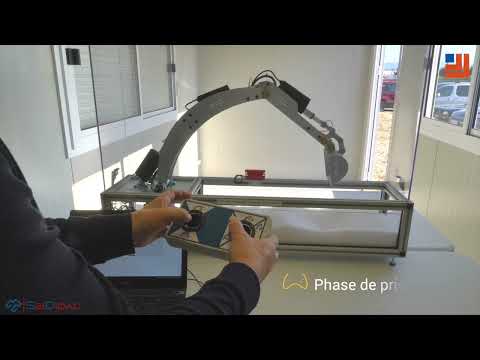 Bras de Pelleteuse Electrique avec IA intégrée - video from ERM Automatismes
