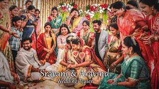 Cinematic Wedding Teaser 2020 || Sravani & Aravind || A Film By V-Stories || Vizag || India