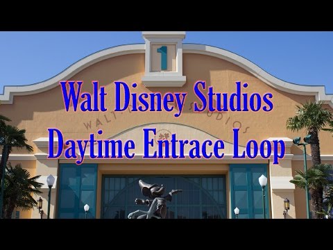Walt Disney Studios Park Daytime Entrance Loop