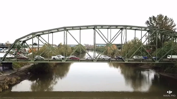 Puyallup WA river by Drone