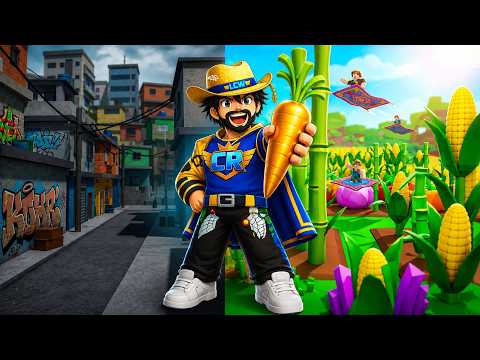 DEIXEI A FAVELA PARA VIRAR FAZENDEIRO NO #roblox