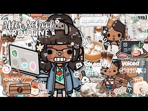 After School Routine In NYC 🎧📦||voiced🎙||Toca Boca Life World Roleplay 🫶🏽🌷🥨 ୭. ᐟ