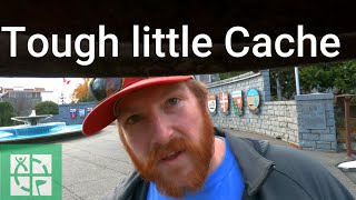 An almost impossible geocache || Victoria bc urban geocache